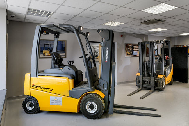 Amdec Forklifts Manchester Showroom